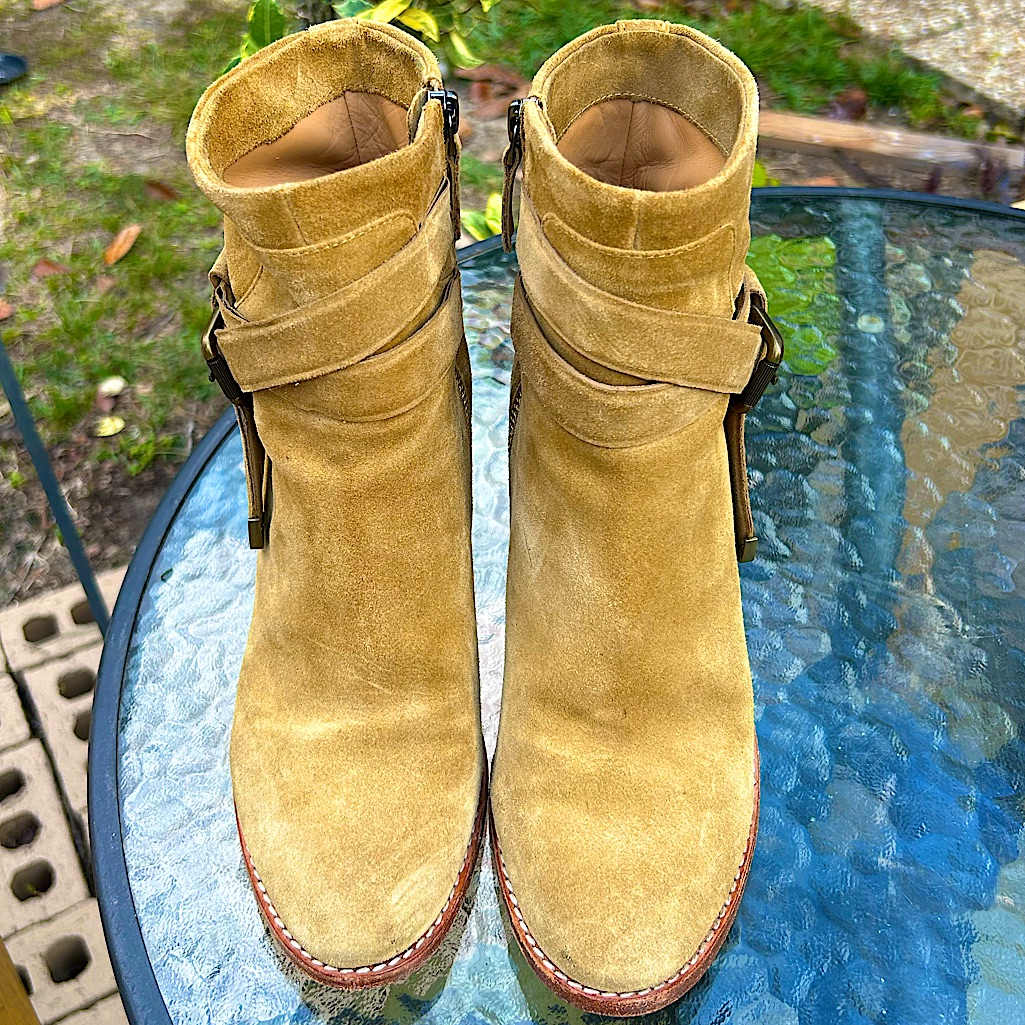 Aerin Colworth Size 7.5 Buckle Ankle Booties